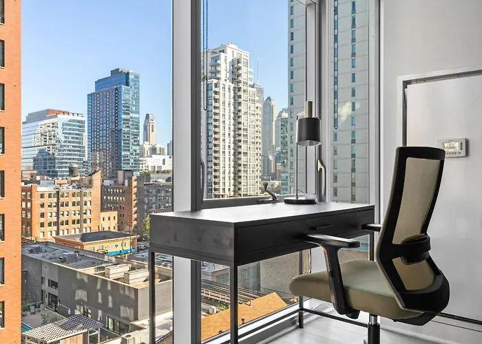 River N 1br W Gym Pool Lounge Nr L Chi-817 Apartment