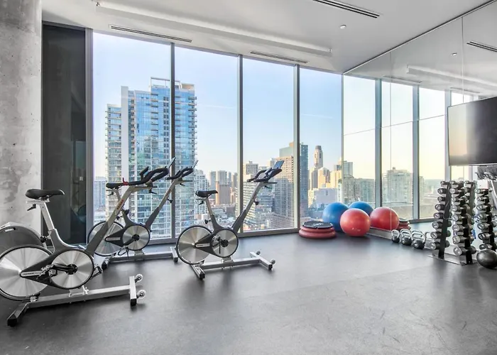 River N 1br W Gym Pool Lounge Nr L Chi-817 Chicago
